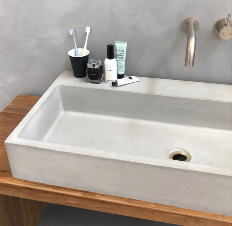 Kelle Brown Floating Vanity White10