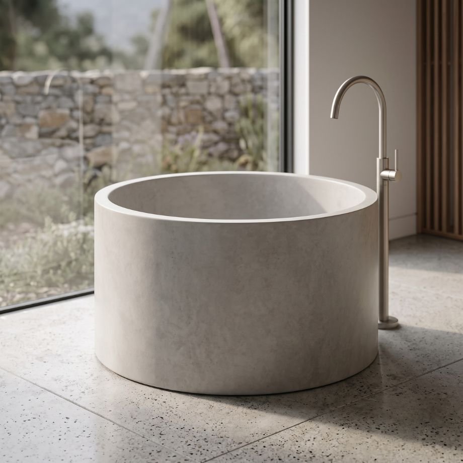 Cello concrete bath