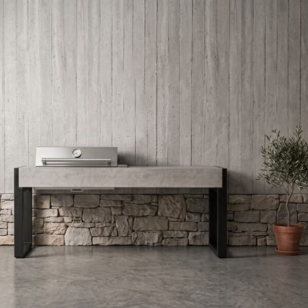 Portal BBQ Bench by Design Design by Slabs by Design Set in Steel