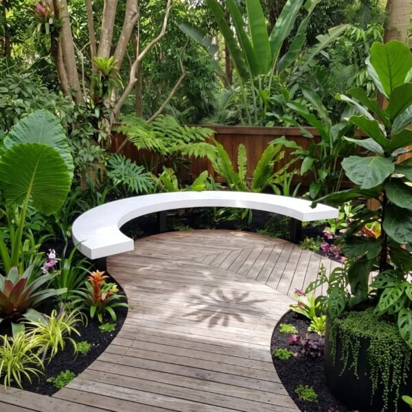 Aura Curved Seat top by Slabs by Design