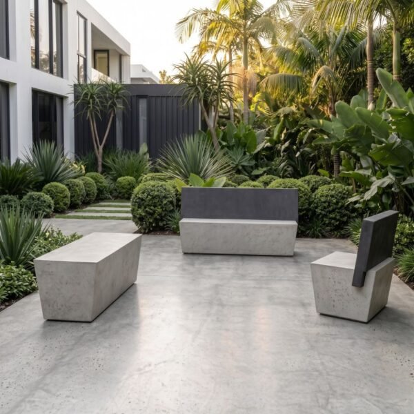 Wedge Concrete Modular Seating by Slabs by Design