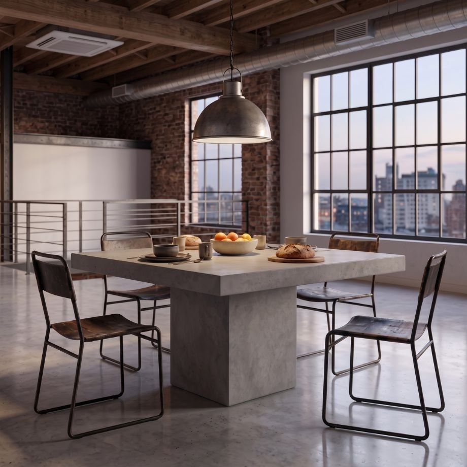 Aria Concrete Dining Table