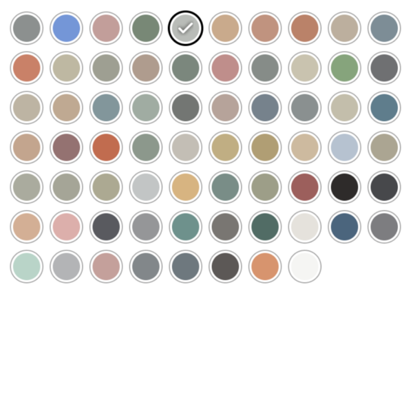 Concrete Colour Disc Samples by Slabs By Design