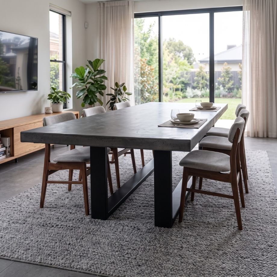 Titan Concrete Dining Table