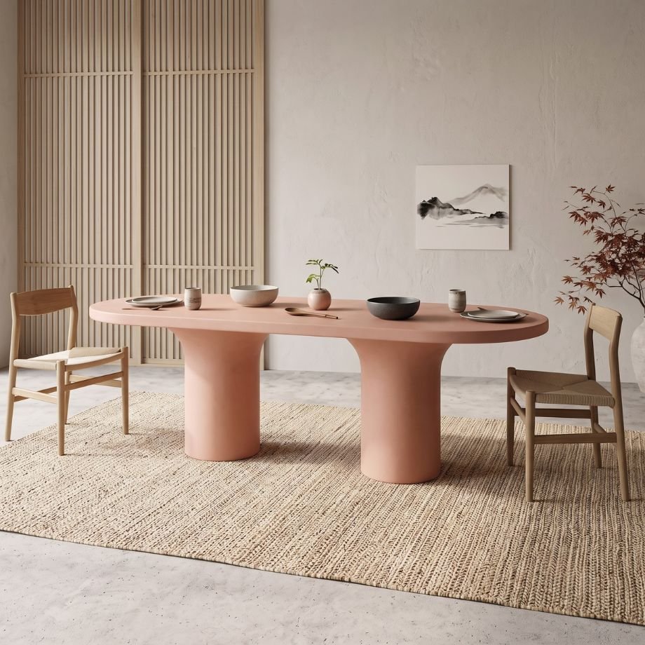 Wave Grande Concrete Dining Table