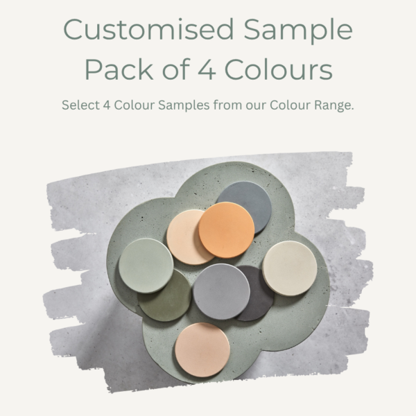 Customised Sample Pack of 4 Colours by Slabs by Design