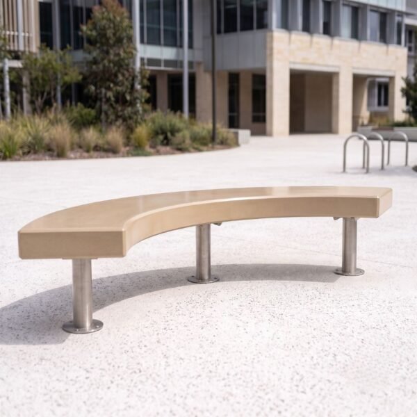 Aura Concrete Bench seat top by Slabs by Design