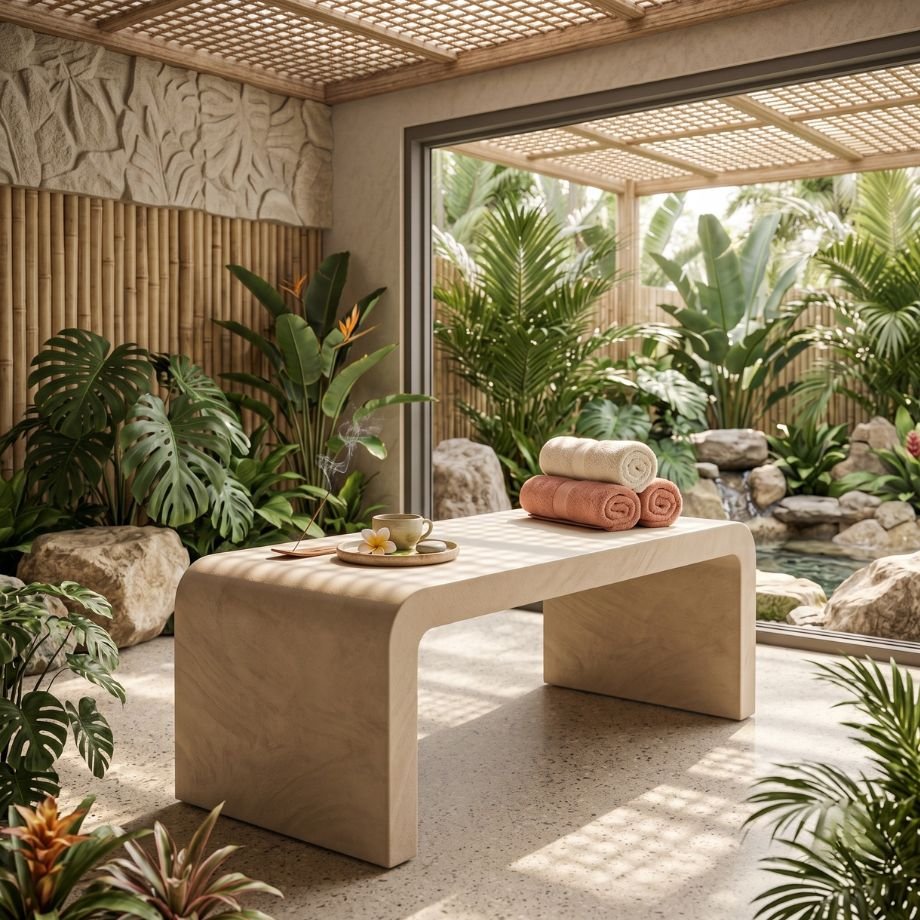 Arch Concrete Bench Seat