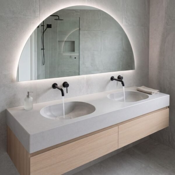 Capsule Concrete Vanity top by Slabs by Design