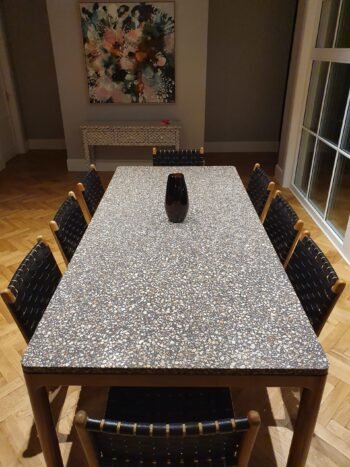 Terrazzo Arch Table 1 - Teak base