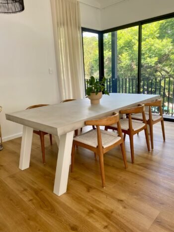 SIGNATURE GREY OBI Dining Table 80mm Thicnkes5